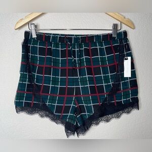 Revolve Lover + Friends Young Romance Tartan Plaid Shorts Size Small